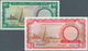 01600 Gambia: Set Of 2 Notes 10 Shillings And 1 Pound ND P. 1, 2, Both In Condition: AUNC. (2 Pcs) - Gambia