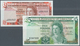 01606 Gibraltar: Set Of 2 Banknotes Containing 1 And 5 Pounds 1975 P. 21a, 22a, Both In Condition: UNC. (2 - Gibraltar