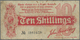 01612 Great Britain / Großbritannien: 10 Shillings ND P. 346, Stronger Used With Many Folds, Stain In Pape - Otros & Sin Clasificación