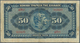 01625 Greece / Griechenland: 50 Drachmai 1921 P. 66a, Used With Several Folds And Creases, No Holes, Light - Griekenland