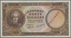 01641 Greece / Griechenland: 5000 Drachmai 1950 Specimen P. 184s, Zero Serial Numbers, Red Specimen Overpr - Griekenland