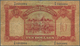 01674 Hong Kong: 10 Dollars 1954 P. 55, Stronger Used With Very Strong Horizontal And Vertical Fold, Cente - Hong Kong