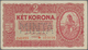 01688 Hungary / Ungarn: 2 Korona 1920 Specimen, P.58s With Perforation "MINTA", Lightly Toned Paper And Ro - Hungría