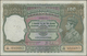 01749 India / Indien: 100 Rupees ND(1937-43) KARACHI Issue P. 20q, Used With Several Folds In Paper, Usual - India