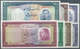 01804 Iran: Set Of 7 Notes Containing 10, 20, 50 And 100 Rials 1954 P. 64-67 And 10, 20, 200 Rials 1958 P. - Irán