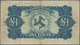 01826 Isle Of Man: 1 Pound 1948 P. 23c, Several Folds, No Holes, Not Washed Or Pressed, Strong Colors, Con - Altri & Non Classificati