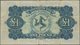 01827 Isle Of Man: 1 Pound 1955 P. 23Aa, Stronger Center Fold Which Caused A 8mm Tear At Lower Border, Ink - Otros & Sin Clasificación