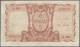 01840 Italian Somaliland: 5 Somali 1951, P.16, Several Folds And Spots, Obviously Washed. Condition: F+ - Terra Di Somalia