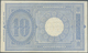 01845 Italy / Italien: 10 Lire L.1888 P. 20h, Verly Light Horizontal Fold, And A Tiny Corner Fold At Upper - Otros & Sin Clasificación