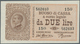 01849 Italy / Italien: Set Of 2 Different Notes Containing 1 Lira L.1914 P. 36a (2 Pinholes With Rust Trac - Autres & Non Classés