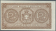 01849 Italy / Italien: Set Of 2 Different Notes Containing 1 Lira L.1914 P. 36a (2 Pinholes With Rust Trac - Otros & Sin Clasificación