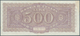 01858 Italy / Italien: 500 Lire 1944 P. 76, Highly Rare Note, Center Fold And Two Further But Lighter Vert - Other & Unclassified