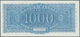 01859 Italy / Italien: 1000 Lire 1944 P. 77, Highly Rare Note, With Only A Very Very Light Center Dint, No - Other & Unclassified