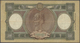 01863 Italy / Italien: 5000 Lire 1953 P. 85c, Used With Several Folds In Paper, Center Hole, 1cm Border Te - Autres & Non Classés