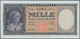 01868 Italy / Italien: Set Of 2 CONSECUTIVE Notes 1000 Lire 1949 P. 88b, Numbers 088289, 088290 With Only - Otros & Sin Clasificación