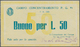 01878 Italy / Italien: Set Of 28 P.O.W. Notes Italy Containing The Following Campell Numbers: 6159 (2x In - Otros & Sin Clasificación