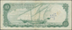 01918 Kuwait: 10 Dinard ND P. 5, Used With Vertical Folds And Bank Stamp In Watermark Area, No Holes, One - Koeweit