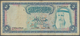 01920 Kuwait: 5 Dinars L.1968 Wit RADAR Serial Number, P.9 In About F/F- - Kuwait