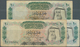 01921 Kuwait: Set Of 3 Pcs 10 Dinars ND P. 10, All Used With Folds, One With Missing Corner At Lupper Left - Kuwait