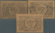 01922 Laos: Set Of 3 Pcs 50 At 5 Hao ND(1945-46) P. A3a,b,c, Two Of Them In Condition UNC, One Of Them Wit - Laos