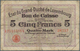 01937 Luxembourg: Very Nice Set With 5 Banknotes Comprising 2 X 5 Francs = 4 Mark With Signature Title: "L - Luxembourg