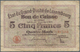 Delcampe - 01937 Luxembourg: Very Nice Set With 5 Banknotes Comprising 2 X 5 Francs = 4 Mark With Signature Title: "L - Luxemburgo