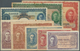 01977 Malaya: Set Of 8 Notes Containing 1, 5, 10, 20 And 50 Cents 1941 And 1, 5 And 10 Dollars 1941 P. 6-1 - Malesia