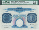 01983 Malaya: 50 Dollars 1942, P.14, Highly Rare Note With Several Folds, Some Spots And Tiny Hole At Cent - Malasia