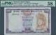 01988 Malaysia: 100 Ringgit ND(1972-76) P. 11 In Condition: PMG Graded 58 Choice AUNC. - Malaysia