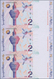 01996 Malaysia: Uncut Sheet Of 3 Pcs 2 Ringgit ND P. 40 In Original Folder From The Central Bank Of Malays - Maleisië