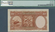 02108 New Zealand / Neuseeland: 10 Shillings ND(1940-55) P. 158a In Condition: PMG Graded 58 Choice AUNC. - Nueva Zelandía