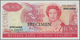 02119 New Zealand / Neuseeland: 100 Dollars ND(1981-89) SPECIMEN With Signature: Hardie, P.175s, Laminated - New Zealand