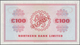 02147 Northern Ireland / Nordirland: 100 Pounds 1980 Specimen P. 192s, Northern Bank Limited, Only A Very - Andere & Zonder Classificatie