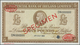 02155 Northern Ireland / Nordirland: Provincial Bank Of Ireland 5 Pounds 1963 TDLR Specimen, P.244s In UNC - Other & Unclassified