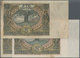 02202 Poland / Polen: Set With 3 Banknotes 100 Zlotych 1932 P.74a (F-) And 100 Zlotych 1934 P.75a With Wat - Polonia