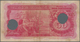 Delcampe - 02243 Portuguese India / Portugiesisch Indien: Set With 3 Banknotes 50 Rupias 1945 With Cancellation Holes - India