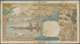 02249 Réunion: 1000 Francs ND(1947) P. 47, Used With Stronger Center Folds, Stained Paper, A Few Pinholes - Reunión