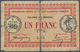 02348 Senegal: Gouvernement Général De L'Afrique Occidentale Française 1 Franc L.11.02.1917, P.2a, Well Wo - Senegal