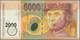 02377 Slovakia / Slovakei: 5000 Korun Commemorative Issue 2000 P. 40s With Regular Serial Number And Speci - Slovacchia