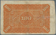 02395 Spain / Spanien: 100 Pesetas 1884 P. 26, Very Rare Note, Folded And Stained Paper, Professional Rest - Altri & Non Classificati