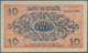 02409 Spain / Spanien: 10 Pesetas 1936 With Cancellation "inutilizado", Regular Serial Number, P. 98s, Lig - Sonstige & Ohne Zuordnung