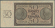 02411 Spain / Spanien: 50 Pesetas 1936 With Cancellation "inutilizado", Regular Serial Number, P. 100s, Fo - Other & Unclassified