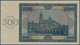 02414 Spain / Spanien: 500 Pesetas 1936 With Cancellation Perforation P. 102s, Regular Serial Number, Vert - Otros & Sin Clasificación