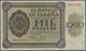 02417 Spain / Spanien: 1000 Pesetas 1936 With Cancellation Perforation P. 103s, Regular Serial Number, Ver - Other & Unclassified