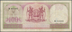 02453 Suriname: 100 Gulden 1957 P. 114, Used With Folds And Stain In Paper, Pressed, Condition: F. - Surinam