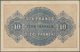 02463 Switzerland / Schweiz: 10 Franken 1914 P. 17, Center Fold, Light Horizontal Fold, Strong Paper, Orig - Svizzera