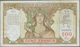 02476 Tahiti: 100 Francs ND P. 14c, Vertical And Horizontal Fold, A Few Minor Pinholes, Minor Border Tears - Altri – Oceania