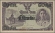 02485 Thailand: 50 Satang On 10 Baht ND (1945-1946) Provisional Issue, P.62, Excellent Condition With A Fe - Thailand