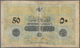 02518 Turkey / Türkei: 50 Livres 1916 P. 93, Very Strong Used, Very Strong Center Fold Which Nearly Causes - Turquia