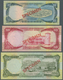 02571 United Arab Emirates / Vereinigte Arabische Emirate: Set Of 5 SPECIMEN Banknotes Containing The Deno - Emirati Arabi Uniti